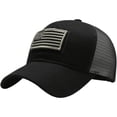 thumbnail image 1 of Jiibva American Flag Embroidered Baseball Cap Men USA Flag Net Hat Breathable Climbing Hiking Mesh Baseball Hat Cap for Outdoor, 1 of 7