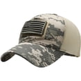thumbnail image 1 of Jiibva American Flag Embroidered Baseball Hat Men USA Flag Net Mesh Baseball Breathable Cap for Outdoor, 1 of 7
