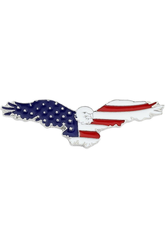 American Flag Lapel Pin United States Patriotic Badge American Pride Brooch USA Independence Day Celebrations Accessories