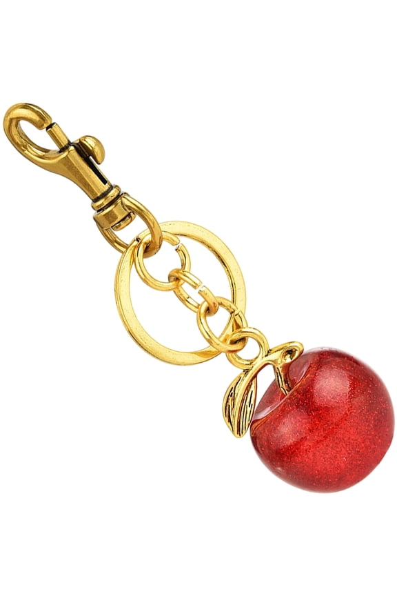 Apple Keychains Crystal Apple Key Chain Handbag Pendant Keychain Bag Accessories Apple Bag Charm Key Chain for Women