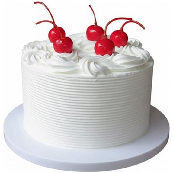 Jiibva 6 inch Realistic Fake Birthday Cake Simulation for Home Decor Bakery Shop Dessert Photography Props