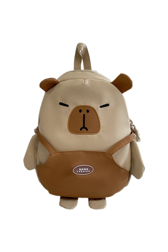 Capybara Backpack Large Capacity Capybara Bag Cute Capybara Bag Cartoon Bag Knapsack Bag for All Ages