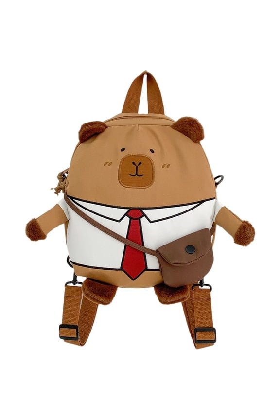 Capybara Backpack Large Capacity Capybara Bag Cute Capybara Cartoon Bag Knapsack Bag for All Ages