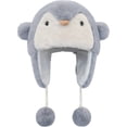 thumbnail image 1 of Jiibva Cartoon Animal Warm Hat Penguin Plush Earmuffs Hat Winter Furry Hat Scarf Warm Hat Cycling Warm Hat Ladies Cute Hat for Outdoor, 1 of 7