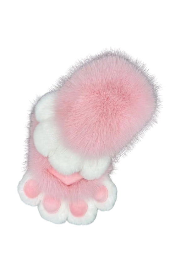 Cat Claw Mittens Cartoon Plush Gloves for Halloween Carnival Party or Stage Performance