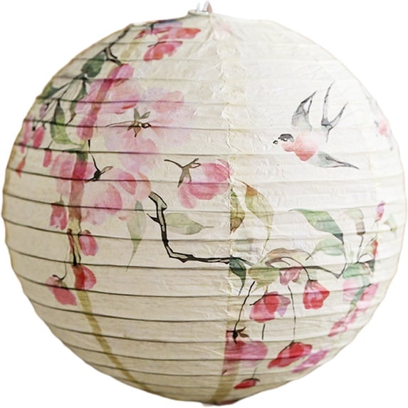 Jiibva Chinese Lantern Decorations, Flower Paper Lanterns for Chinese Lunar New Year Spring Festival Party Home Restaurant Wedding Decor