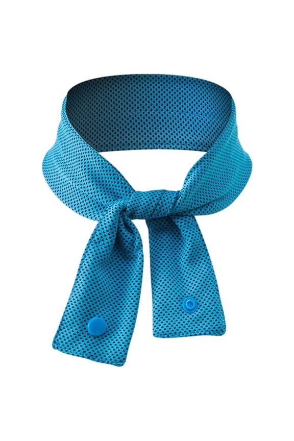 Cooling Ice Scarf Sweat Wiping Towel Neck Cooler Bandanna Cooling Neck Wraps For Women Men Summer Sports Accessories