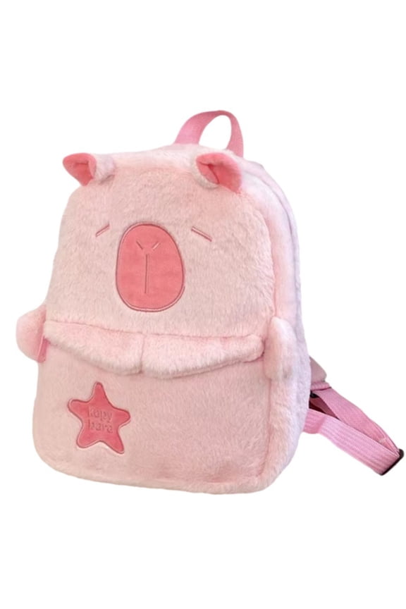 Cute Capybara Backpack, Plush Capybara Backpacks Bookbag Cartoon Capybara Daypack
