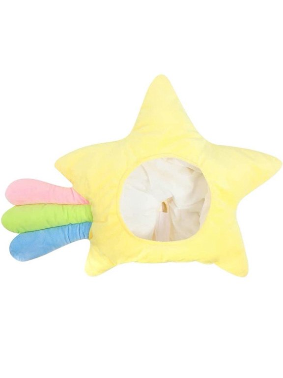 Cute Plush Meteor Stars Hat Headgear Funny Plush Stars Cap Halloween Party Headgear