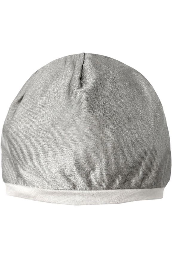 EMF Protection Beanies Cap Unisex Anti Radiation Cap Unisex Faraday Hat Radiation Blocking Stretch Caps Silver Fiber Emf Protection Hat