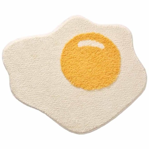 Jiibva Egg Bathroom Rug Funny Entrance Carpet Area Rugs Kitchen Rug Bedroom Floor Mats Nordic Welcome Doormat Chic Room Decor