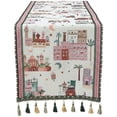 thumbnail image 1 of Jiibva Eid Mubarak Table Runner Middle Eastern Holiday Ramadan Table Runner Cover Jacquard Long Table Cloth for Kitchen Dinning Table, 1 of 7