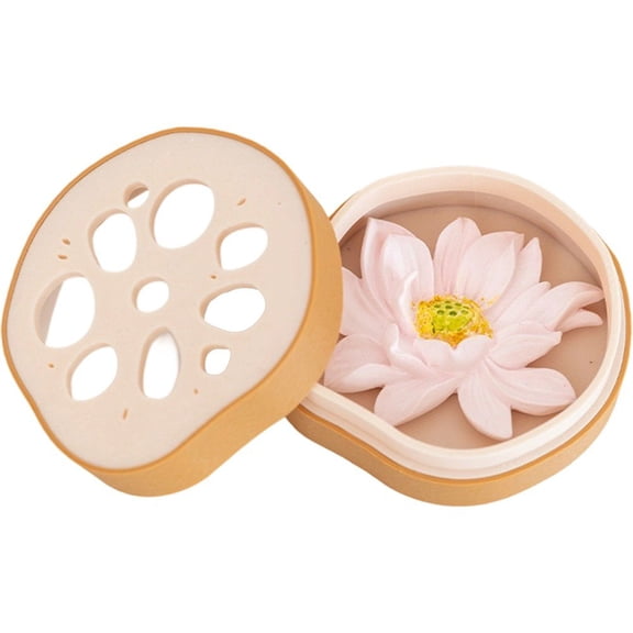 Jiibva Essential Oil Passive Flower Diffuser -Non-Electric Aromatherapy Diffusers Ornaments Mini Essential Oil Aroma Diffuser Home Furnishings for Home Office