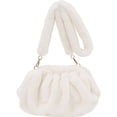 thumbnail image 1 of Jiibva Faux Fur Shoulder Bag for Women, Plush Ladies Clutch Purse Bag, Trendy Winter Furry Crossbody Bag Handbag, 1 of 7