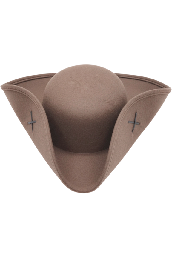 Faux Leather Pirate Hat,Tricorn Novelty Style Priate Hats for Men,Women,Halloween
