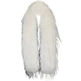 thumbnail image 1 of Jiibva Faux Turkey Feather Plush Warm Scarf Solid Color Thickened Scarf Soft Touch Scarves Wraps Long Scarf Accessories for Women, 1 of 7