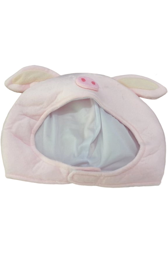 Funny Headwear Animal Hat Plush Funny Hat Pig Cap Pig Hat clothing Hat Plush Head Cover Hat Soft Warm Headwear clothing