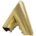 thumbnail image 1 of Jiibva Glitter PU Leather Gauntlet Arm Bracers Lace Up Metallic Gold 25cm, 1 of 7