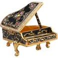 thumbnail image 1 of Jiibva Hand Painted Jewelry Box, Trinket Boxes Hinged, Enameled Piano Decorative Hinged Jewelry Trinket Box Rhinestone Jewelry Display Holder for Grils Women, 1 of 7