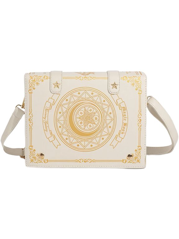 Kawaii Ita Bag, Cute Y2k Magic Book Messenger Ba , Aesthetic Tote Shoulder Crossbody Purse for Women