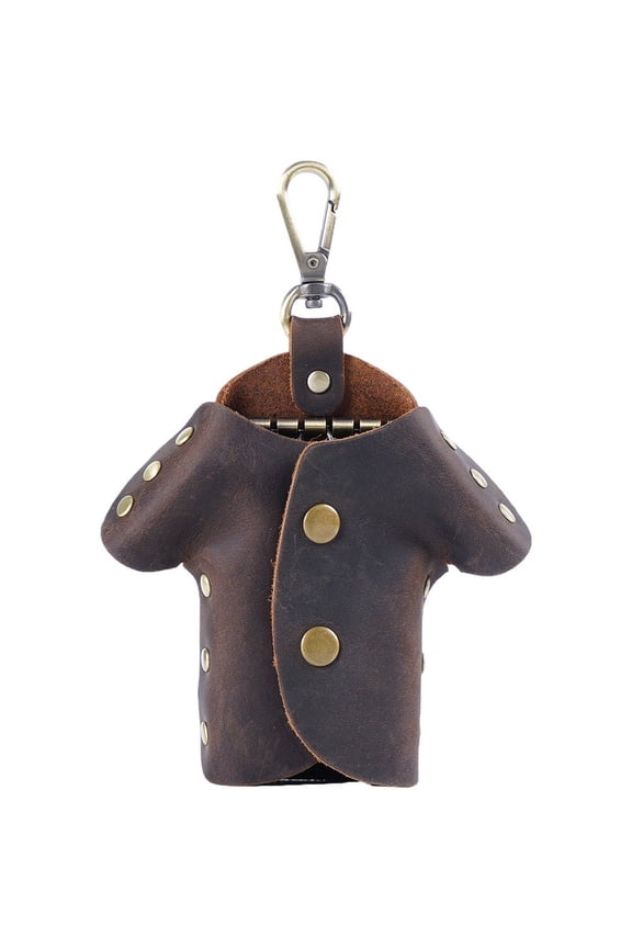 Keys Storage Bag With Metal Hook, Fashion Shape Key Case Keyring Pouch Compact Key Holder Key Cover Bag for Anti-Lost Keys