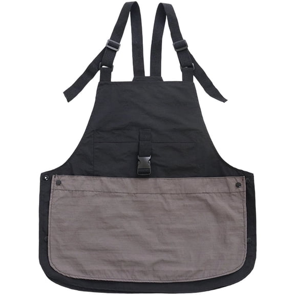 Jiibva Kitchen Apron For Women Men Multipurpose Chef Bakers Apron with Front Pocket & Adjustable Strap Waterproof Apron For Coffee