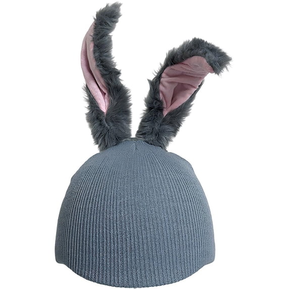 Jiibva Knit Ski Helmet Cover Bunny Ear Skiing Caps Cover Unisex Ski Helmet Cover for Snowboard, Winter Sports Helmet Accessories