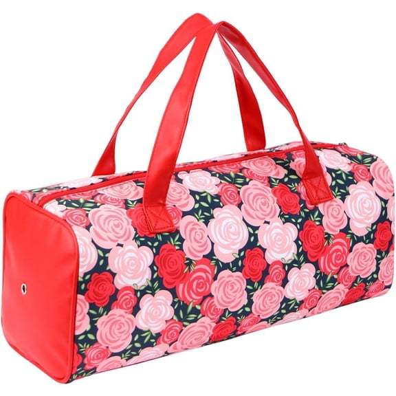 Jiibva Large Capacity Crochet Storage Bag Portable Knitting Bag DIY Yarn Storage Organizer for Yarn and Crochet Hooks Sewing