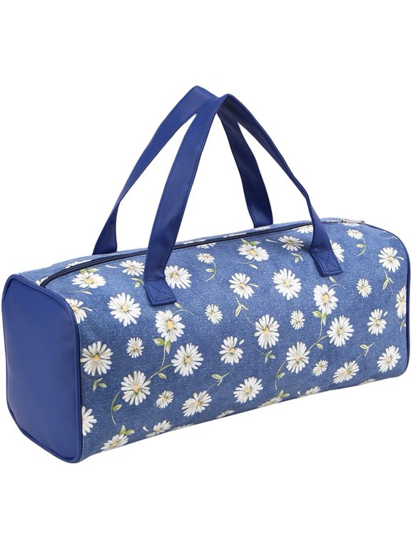 Large Capacity Crochet Storage Bag Portable Knitting Bag DIY Yarn Storage Organizer for Yarn and Crochet Hooks Sewing