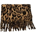 thumbnail image 1 of Jiibva Leopard Tassels Scarf Lady Oversized Long Soft Warm Wrap Shawl Windproof Winter Neck Warmer Animal Print Scarves for Women, 1 of 7