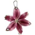 thumbnail image 1 of Jiibva Lifelike Lily Keychain Bag Charm Simulation Lily Flower Hanging Keyring Pendant Chic Bag Pendant Accessories, 1 of 7