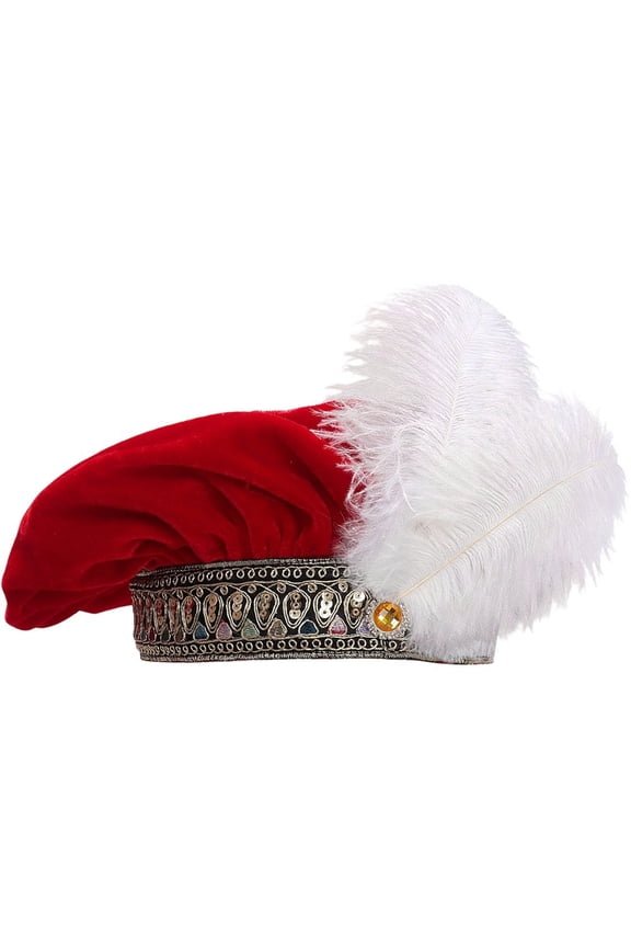 Medieval Hat With Feather for Men Women, Medieval Tudor Flat Cap Authentic Flat Cap For Festival Celebration
