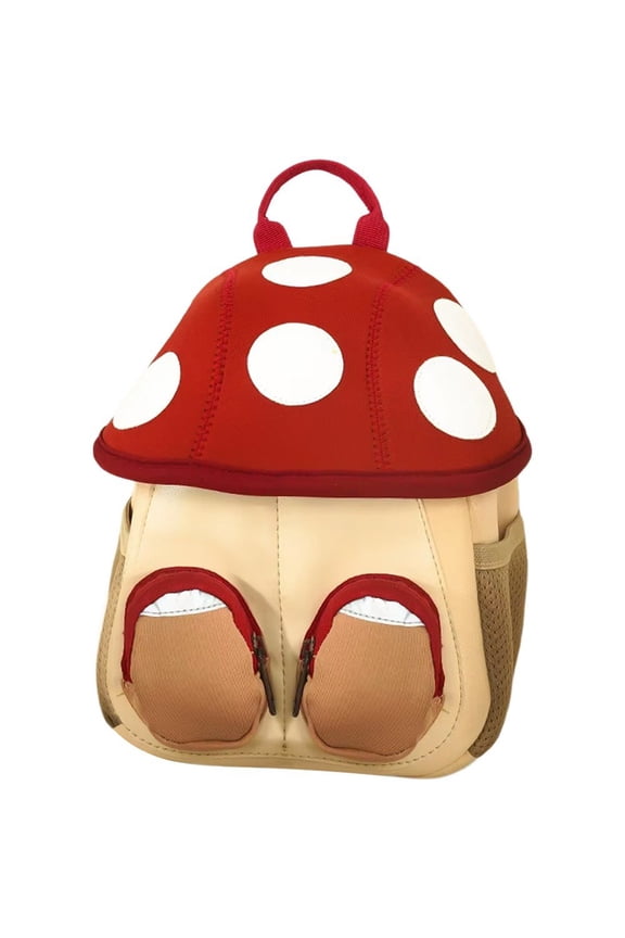 Mushroom Shaped Casual Backpack, Lightweight Neoprene Small Daypack for Daily Use