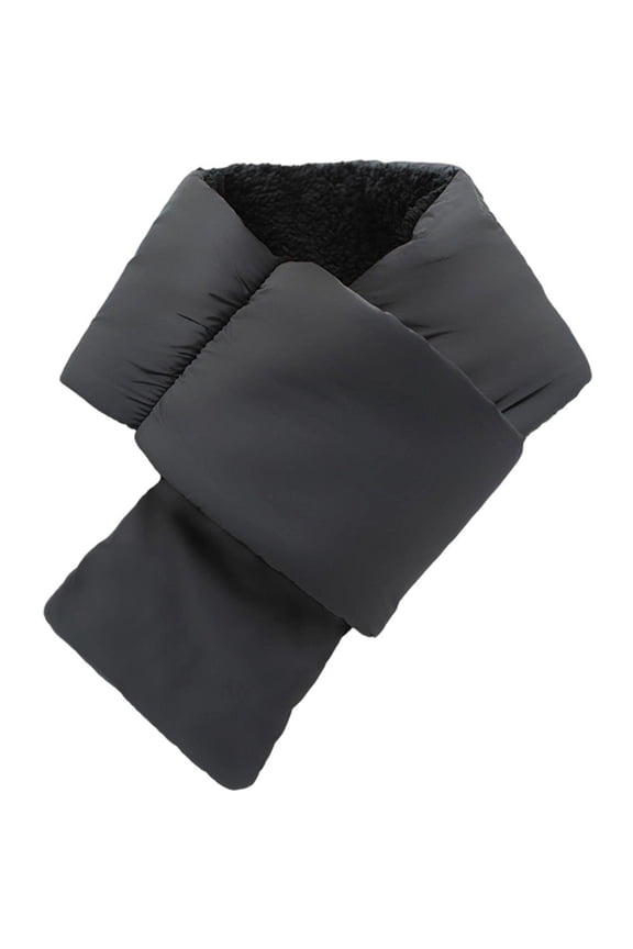 Outdoor Hiking Scarves Waterproof Down Scarfs Winter Keep Warm Neck Protection Down Cotton Scarf for Women Men Cycling Camping Riding Skiing