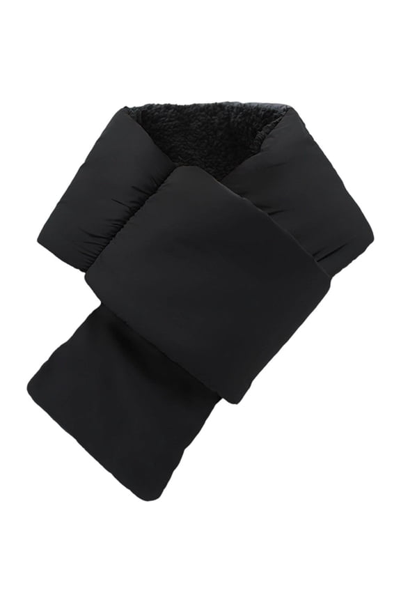 Outdoor Hiking Scarves Waterproof Down Scarfs Winter Keep Warm Neck Protection Down Cotton Scarf for Women Men Cycling Camping Riding Skiing