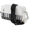 thumbnail image 1 of Jiibva Piano Printed Bag Novelty Shoulder Bag Casual Women Handbag PU Leather Purse for Shopping Travel Camping and Daily Use, 1 of 7