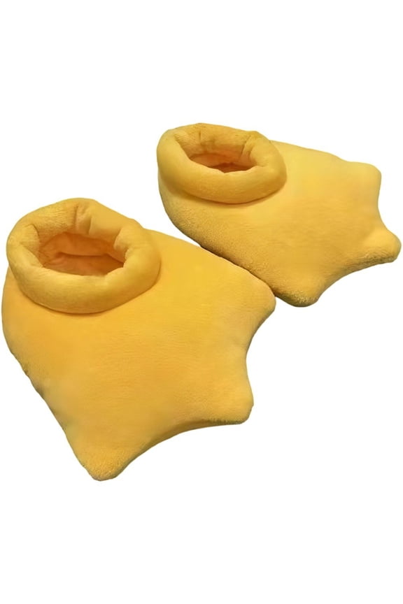 Plush Duck Feet Slippers, Unisex Soft Winter Warm Shoes Animal Paw Claw Shoes Indoor House Slippers