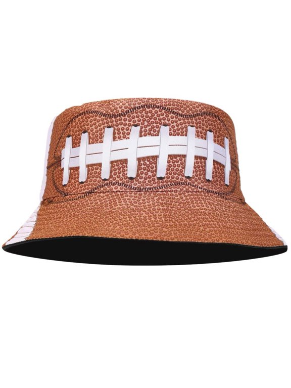 Printing Bucket Hat Rugby Bucket Hat Fishmen Cap Baseball Bucket Hat Foldable Summer Sun Hats Beach Hat For Travel, Daily Use