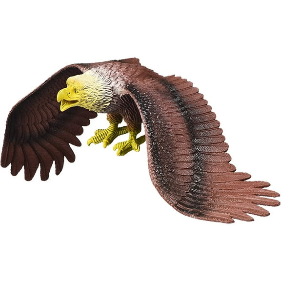 Jiibva Simulated Eagle Model Realistic Eagle Figures Wildlife Eagle Statue Bird Figurines Animal Figure Ornament for Home Decor Party Supplies