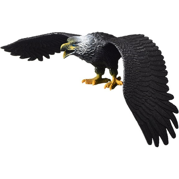 Jiibva Simulated Eagle Model Realistic Eagle Figures Wildlife Eagle Statue Bird Figurines Animal Figure Ornament for Home Decor Party Supplies