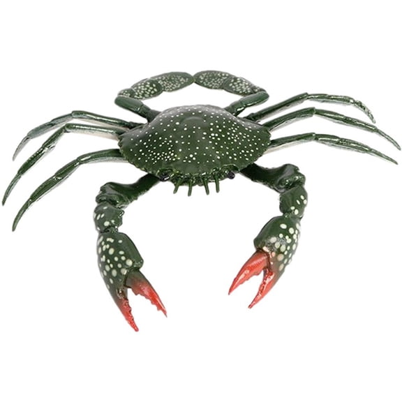 Jiibva Simulated Shrimp and Crab Ocean Animal Model, Realistic Marine Creature Sculpture for Display and Collection