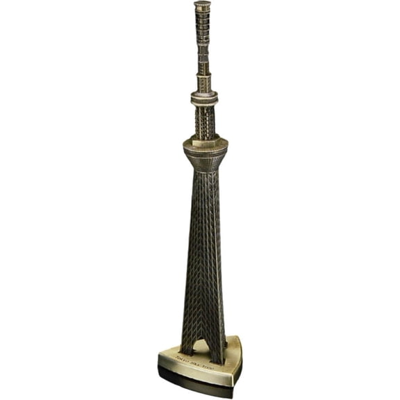 Jiibva 1 in Japan Sky Tree Tower Architecture Model Metal Knick-Knack