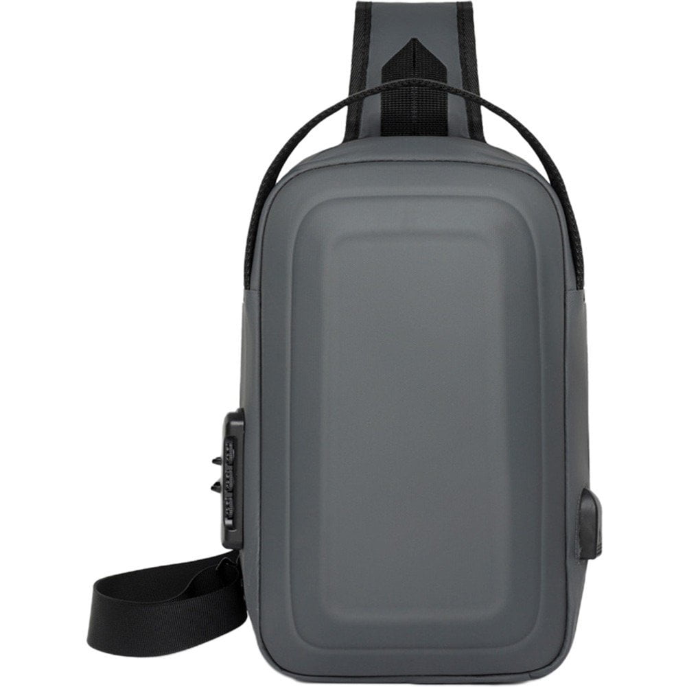 Jiibva Small Sling Bag Fashion Men Chest Bags Waterproof Casual Crossbody Bag Shoulder Bag Daily Handbags for Hiking Cycling