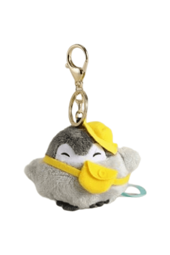 Small Stuffed Animals, Cute Penguin Plush Animal Toy Keychain Fluffy Key Ring, Penguin Key Ring for Backpack Decoration
