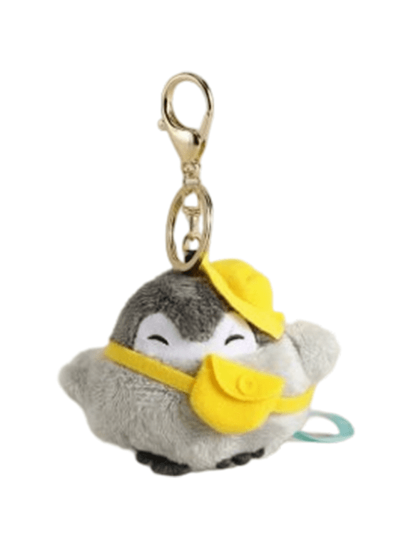 Small Stuffed Animals, Cute Penguin Plush Animal Toy Keychain Fluffy Key Ring, Penguin Key Ring for Backpack Decoration
