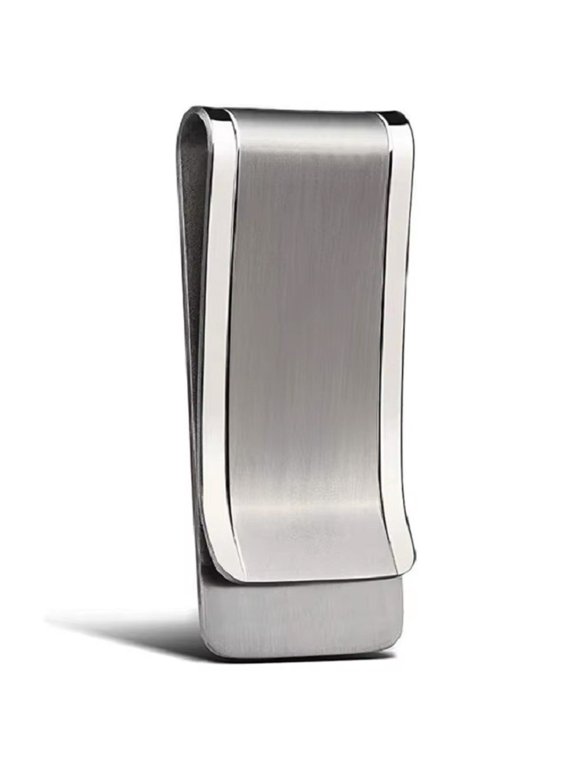 Solid Titanium Money Clip Wallet Credit Card Holder for Men Women Christmas Gifts Stocking Stuffers Slim Minimalist Cash Holder EDC Tool Graduation Gift for Men Gift for Him