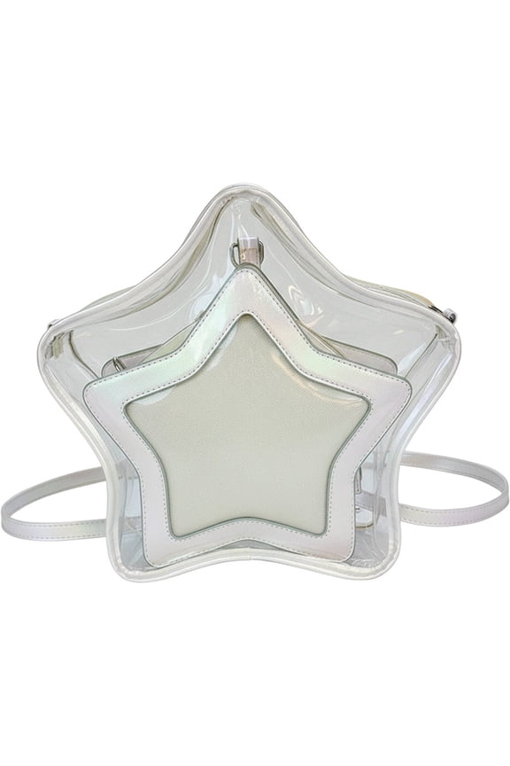 Star Ita Bag Stars Ita Purse Pins Display Backpack Cute Aesthetic Y2K Crossbody Bag Ita Display Handbag Daily Use