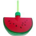 thumbnail image 1 of Jiibva Summer Fruit Cup with Lid, Reusable Watermelon Drinking Cup Novelty Party Cups for Birthday Tropical Luau Party Favor Supplies, 1 of 7