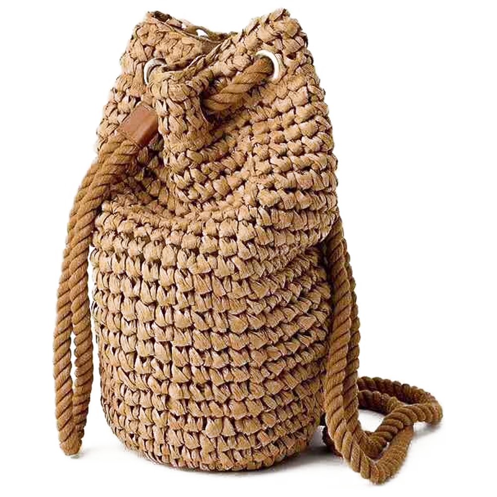 Woven Rattan Backpack display picture 1
