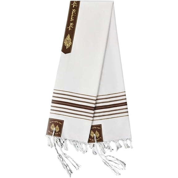 Jiibva Tallit Prayer Shawl, Messianic Tallit Prayer Shawl, Jewish Israel Prayer Shawl Scarf for Men Women